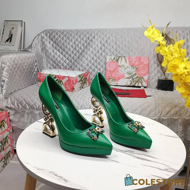 D&G Green Heels Size 35-43 - 1
