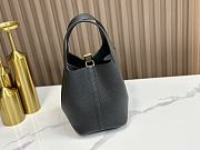 	 Hermes Picotin 18 Bag In Black Gold Buckle - 2