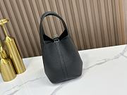 	 Hermes Picotin 18 Bag In Black Silver Buckle - 4
