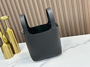 	 Hermes Picotin 18 Bag In Black Silver Buckle - 2
