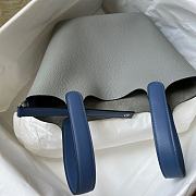 	 Hermes Picotin 18 Bag In Blue Silver Buckle - 4