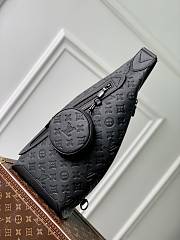 Louis Vuitton Duo Sling Bag Black 20 x 42 x 6 - 1