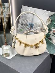 Loewe Paseo Satchel White Size 25-17-8cm  - 1