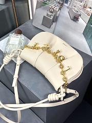 Loewe Paseo Satchel White Size 25-17-8cm  - 4
