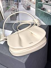 Loewe Paseo Satchel White Size 25-17-8cm  - 5