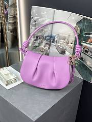Loewe Paseo Satchel Violet Size 25-17-8cm  - 1