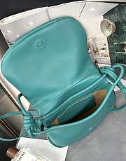 	 Loewe Paseo Satchel Blue Size 25-17-8cm - 3