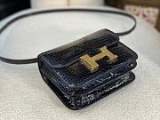 Hermes Constance Crocodile Black Size 19x15x4cm - 3