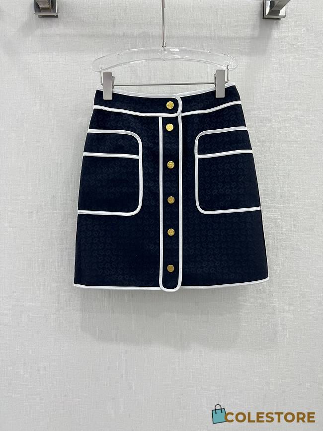 Gucci Skirt Blue  - 1