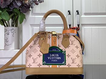Louis Vuitton Alma BB Leather Bag M23502 Size 23.5 x 17.5 x 11.5 