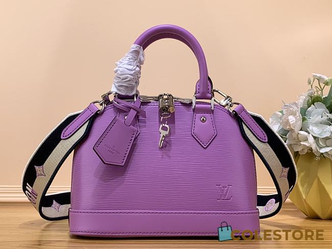 Louis Vuitton Alma Violet Size 23.5 x 17.5 x 11.5 - 1