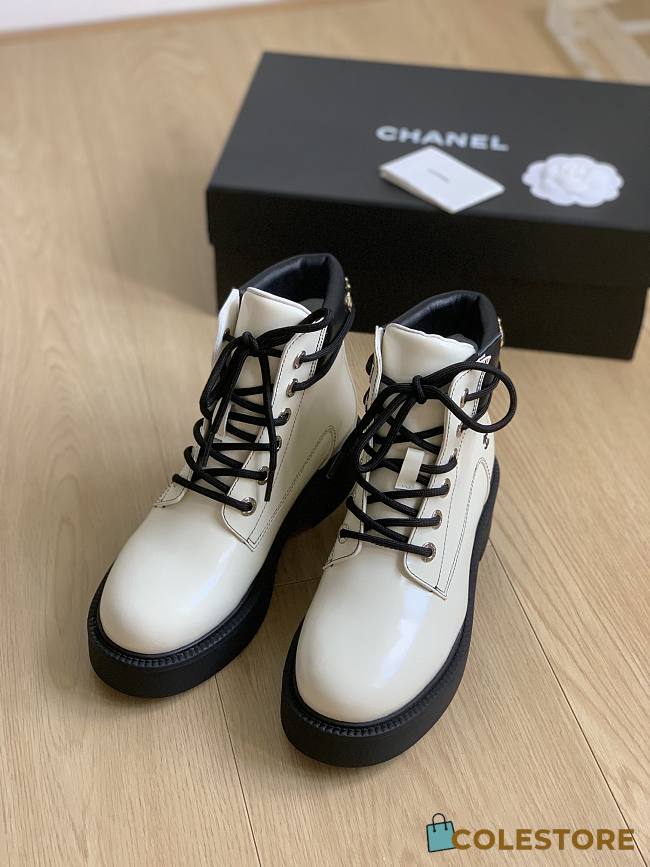 	 Chanel Boots White Size 35-40 - 1