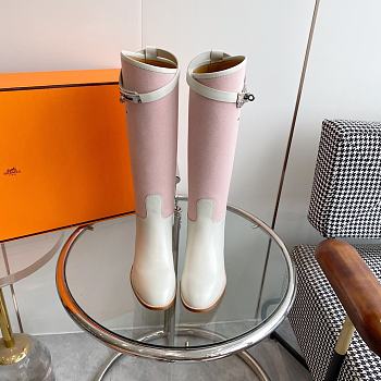 Hermes Jumping Boots Pink