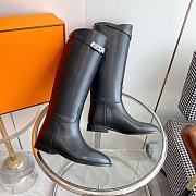Hermes Jumping Boots Black - 6
