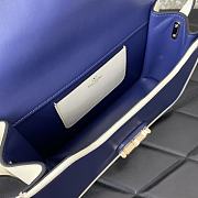 	 Valentino Garavani Letter Blue 24x15.5x7cm - 4