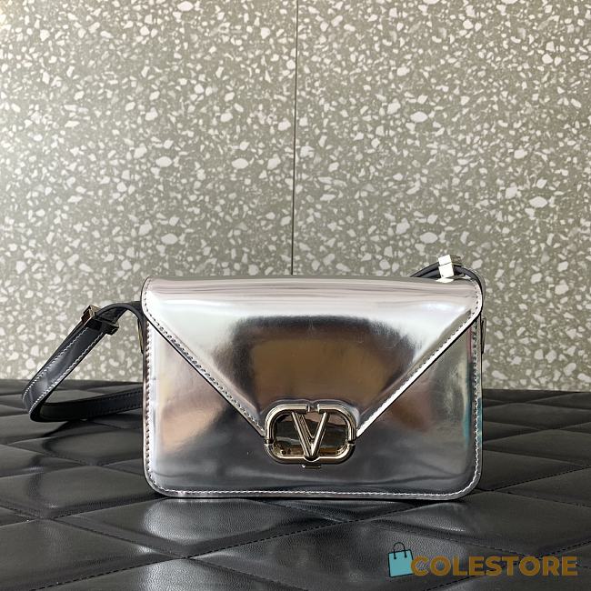 	 Valentino Garavani Letter Silver 19x12x6cm - 1