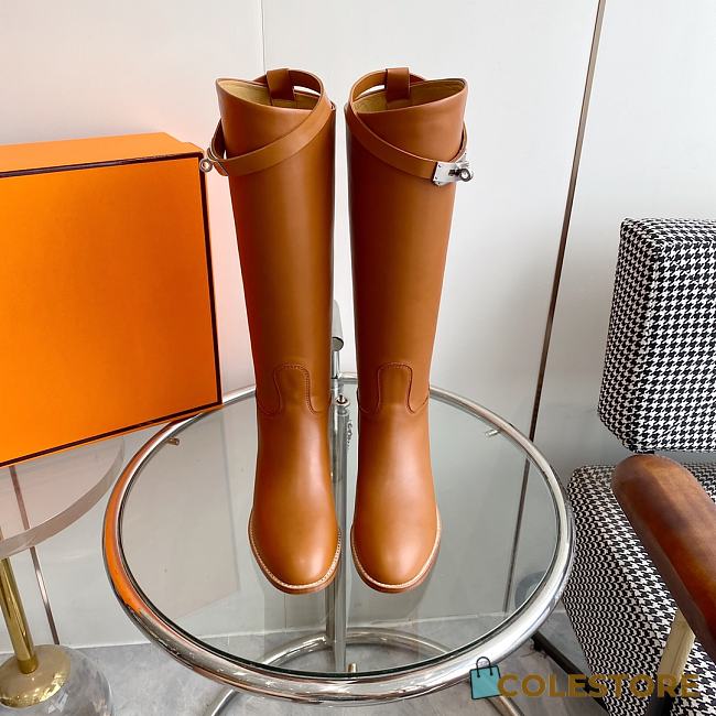	 Hermes Jumping Boots Brown - 1
