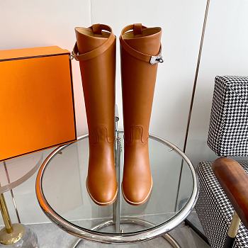 	 Hermes Jumping Boots Brown