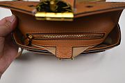 MCM Small Millie Visetos Water Resistant Leather Crossbody Bag - 4