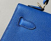 Hermes Kelly Epsom Leather Silver/Gold Buckle Size 25cm - 4
