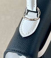 	 Hermes Kelly Epsom Leather Black Size 25*17*7cm - 5