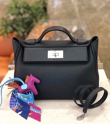 Hermes Togo 24/24 In Black 29x27x14cm