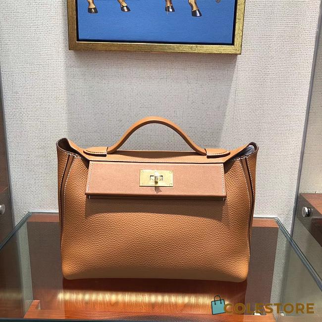 Hermes Togo 24/24 In Brown 29x27x14cm - 1