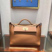 Hermes Togo 24/24 In Brown 29x27x14cm - 1