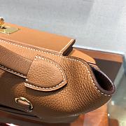 Hermes Togo 24/24 In Brown 29x27x14cm - 3