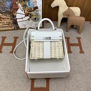 Hermès White Mini Kelly Picnic 20cm  - 1