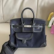 Hermes Birkin 25 Cargo Swifth Blue 25x20x13cm - 2