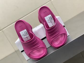 	 Givenchy Marshmallow Wedge Slipper In Rubber Pink
