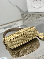 Prada Re-Edition Raffia Mini-Bag Size 22-18-6cm - 2