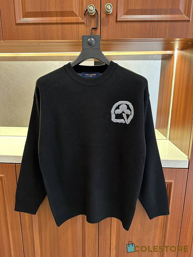 	 Louis Vuitton Sweater Black 01 - 1