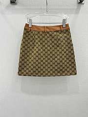 Gucci Skirt Brown - 3