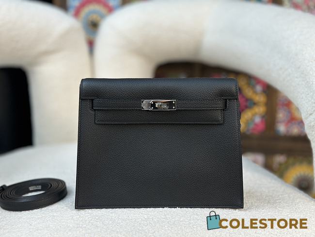 Hermes Kelly Danse Black Size 24x17x5cm - 1