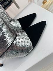 Balmain Women Boots Silver Size 35-39 - 5