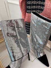 Balmain Women Boots Silver Size 35-39 - 2