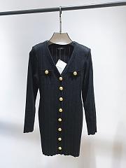 Balmain Dress Black/White - 1