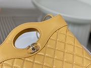 Colestore Chanel 31 Mini Shopping Bag Yellow Size 22 × 23 × 5.5 cm - 2
