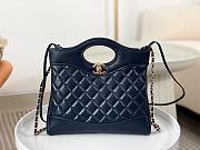 	 Colestore Chanel 31 Mini Shopping Bag Blue Size 22 × 23 × 5.5 cm - 1
