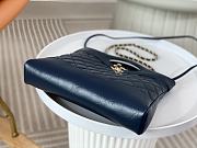 	 Colestore Chanel 31 Mini Shopping Bag Blue Size 22 × 23 × 5.5 cm - 3