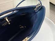 	 Colestore Chanel 31 Mini Shopping Bag Blue Size 22 × 23 × 5.5 cm - 4