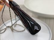 	 Colestore Chanel 31 Mini Shopping Bag Burgundy & Black Size 22 × 23 × 5.5 cm - 4