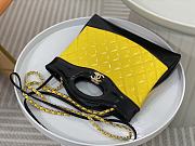 	 Colestore Chanel 31 Mini Shopping Bag Yellow & Black Size 22 × 23 × 5.5 cm - 4