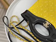 	 Colestore Chanel 31 Mini Shopping Bag Yellow & Black Size 22 × 23 × 5.5 cm - 5