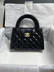 Colestore Chanel Kelly Mini Shopping Bag Black Size 13x19x7cm - 1