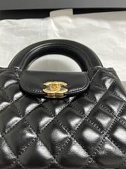 Colestore Chanel Kelly Mini Shopping Bag Black Size 13x19x7cm - 4