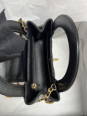 Colestore Chanel Kelly Mini Shopping Bag Black Size 13x19x7cm - 3