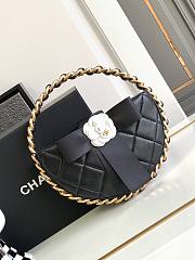 Colestore Chanel Pouch Lambskin, Mixed Fibers, Calfskin & Gold-Tone Metal Black - 1